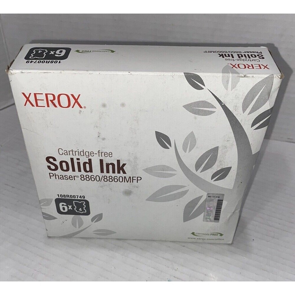 Genuine Xerox Phaser 8860/8860MFP Black Solid Ink 108R00749 New In Box
